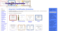 Desktop Screenshot of certificadosimprimibles.com