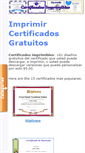 Mobile Screenshot of certificadosimprimibles.com